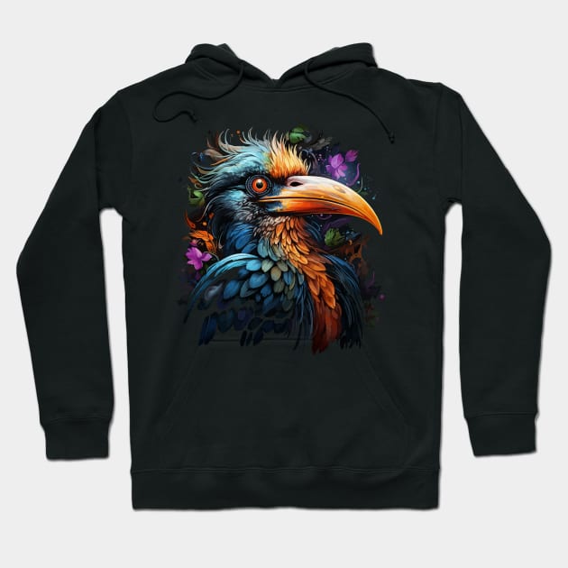 Hornbill Rainbow Hoodie by JH Mart